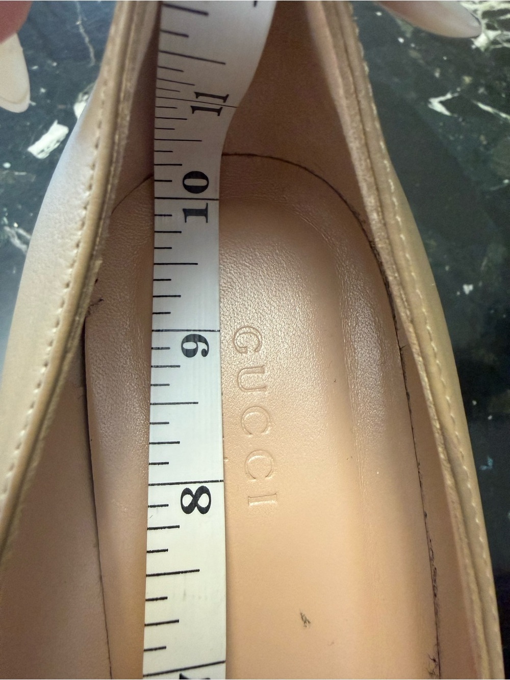 Gucci Taupe Leather Horsebit Loafer - Picture 6 of 8
